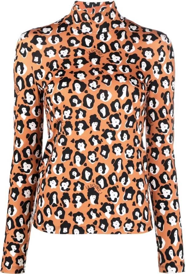 La DoubleJ Top met col Oranje