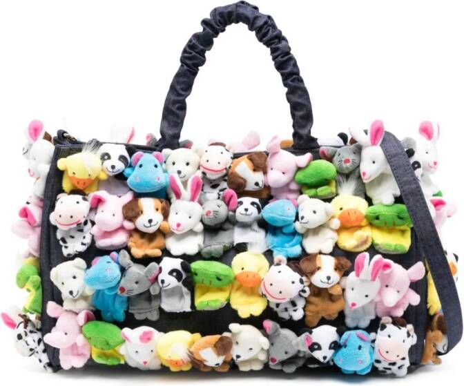La milanesa Katoenen shopper Blauw