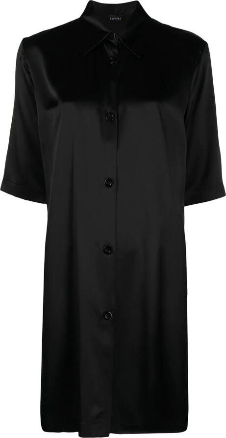 La Perla Zijden nachthemd Zwart