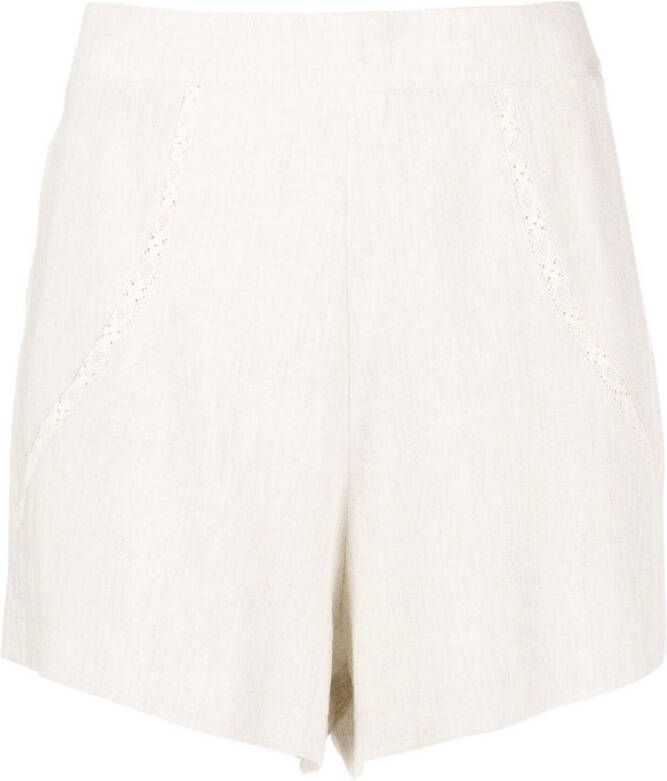 La Seine & Moi Flared shorts Beige