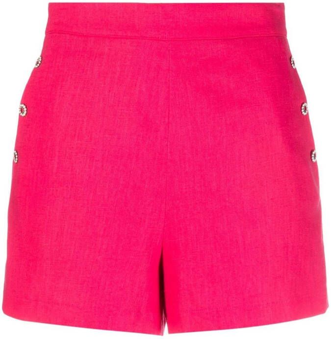 La Seine & Moi Linnen shorts Roze