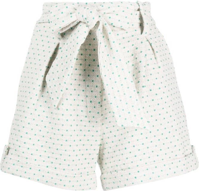 La Seine & Moi Shorts met ceintuur Groen