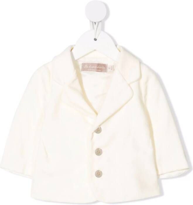 La Stupenderia Blazer met enkele rij knopen Beige