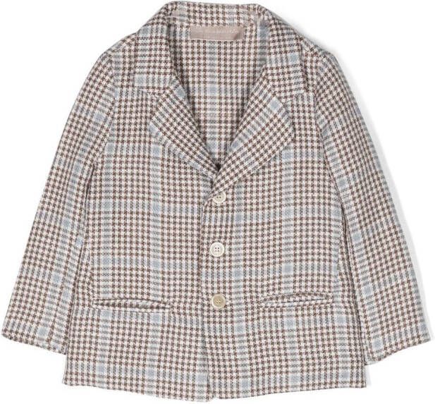 La Stupenderia Blazer met enkele rij knopen Bruin