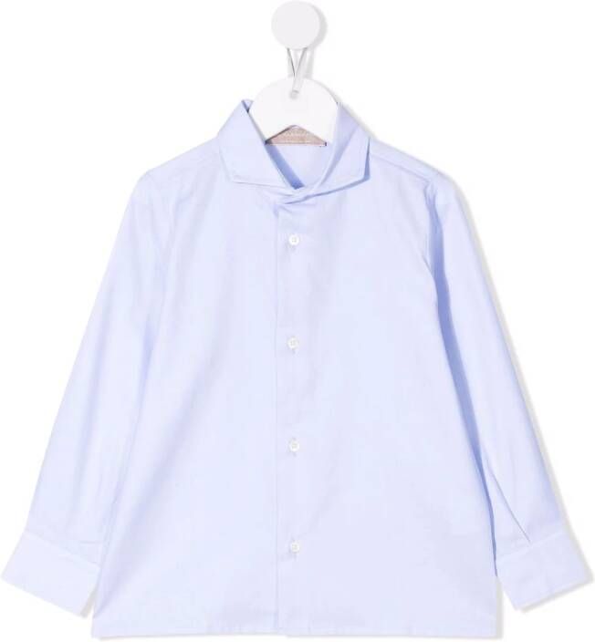 La Stupenderia Button-up shirt Blauw