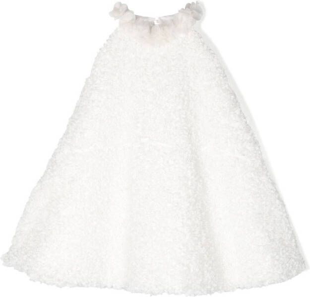 La Stupenderia Mouwloze jurk Wit