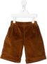 La Stupenderia Ribfluwelen shorts Bruin - Thumbnail 1