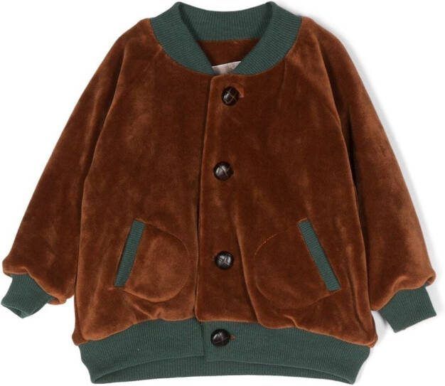La Stupenderia Vest van imitatiebont Bruin