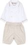La Stupenderia Broek met print Beige - Thumbnail 1