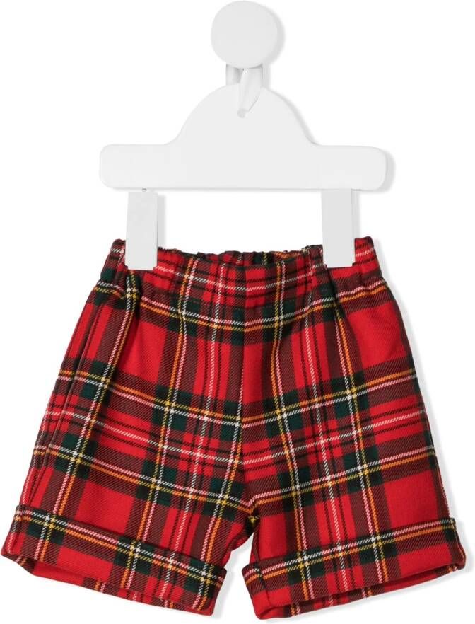 La Stupenderia Wollen shorts Rood