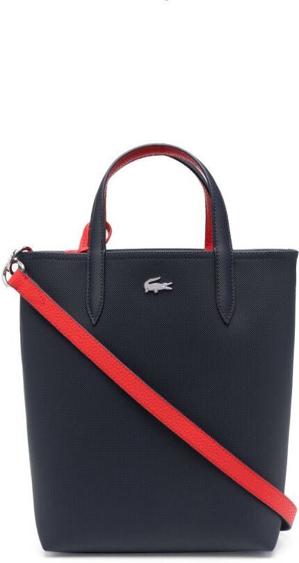 Lacoste Anna tweekleurige shopper Blauw