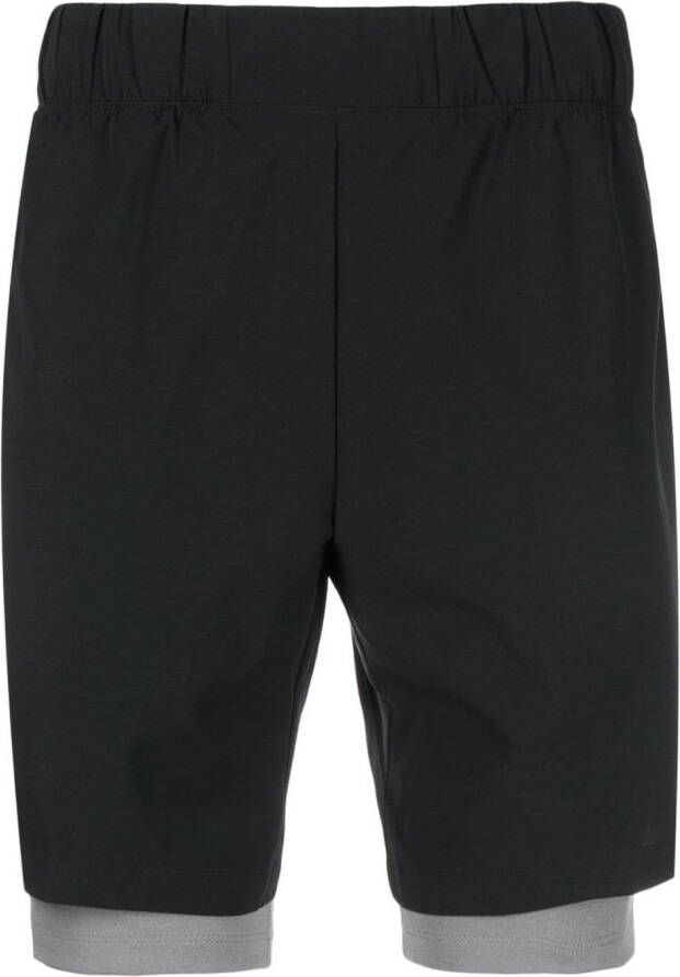 Lacoste Elastische shorts Zwart