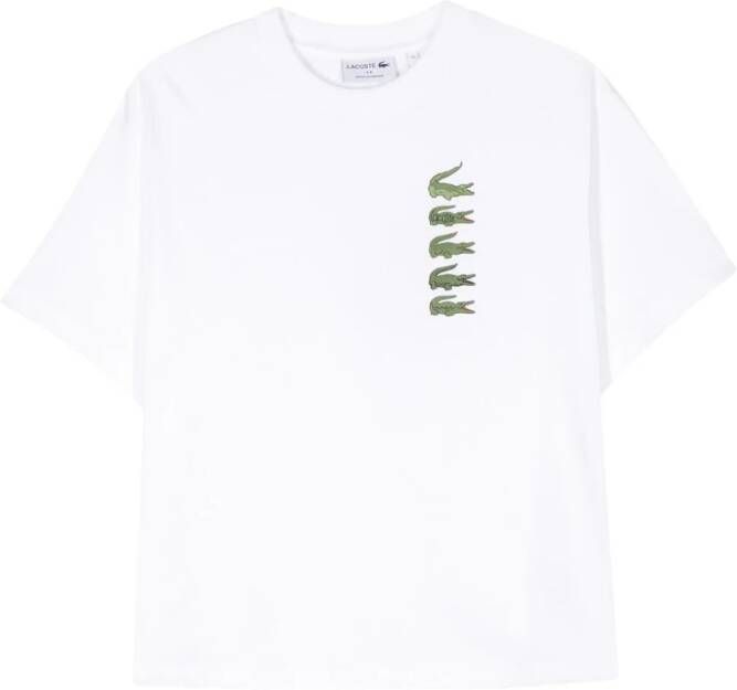 Lacoste Icon T-shirt met print Wit