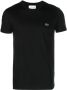 Lacoste Katoenen T-shirt Zwart - Thumbnail 1