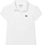 Lacoste Kids Poloshirt met logopatch Wit - Thumbnail 1