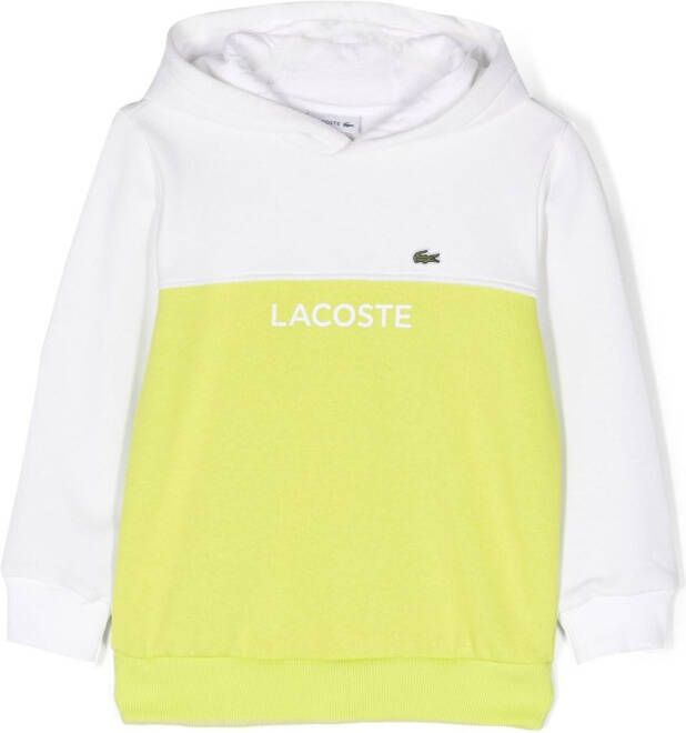 Lacoste Kids Hoodie met logoprint Groen
