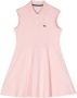 Lacoste Kids Jurk met logopatch Roze - Thumbnail 1