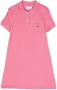 Lacoste Kids Jurk met logopatch Roze - Thumbnail 1