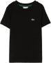 Lacoste Kids Katoenen T-shirt Zwart - Thumbnail 1