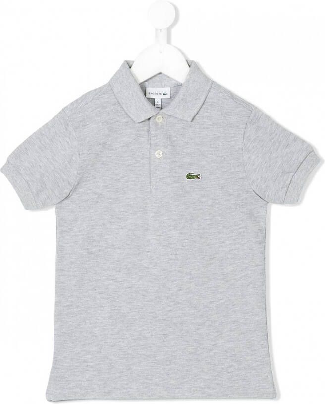 Lacoste Kids klassiek poloshirt Grijs