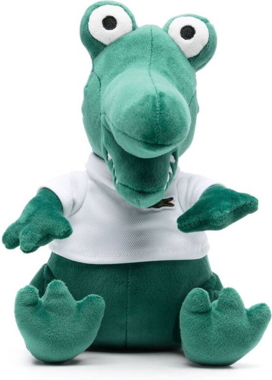 Lacoste Kids Krokodillenhuid met logopatch Groen