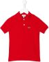 Lacoste Kids logo embroidery polo shirt Rood - Thumbnail 1