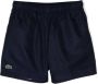 Lacoste Kids Shorts met elastische tailleband Blauw - Thumbnail 1