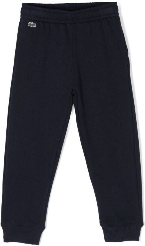 Lacoste Kids Trainingsbroek met logopatch Blauw