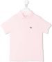 Lacoste Kids Poloshirt met geborduurd logo Roze - Thumbnail 1