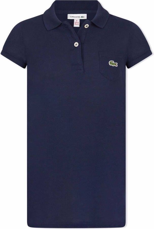 Lacoste Kids Polotop met geborduurd logo Blauw