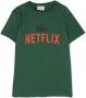 Lacoste Kids T-shirt met logoprint Groen - Thumbnail 1
