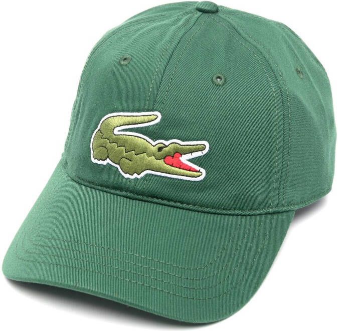 Lacoste Honkbalpet met geborduurd logo Groen