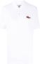 Lacoste Top met logopatch Wit - Thumbnail 1