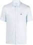Lacoste Overhemd met geborduurd logo Blauw - Thumbnail 1