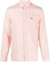 Lacoste Overhemd met geborduurd logo Roze - Thumbnail 1