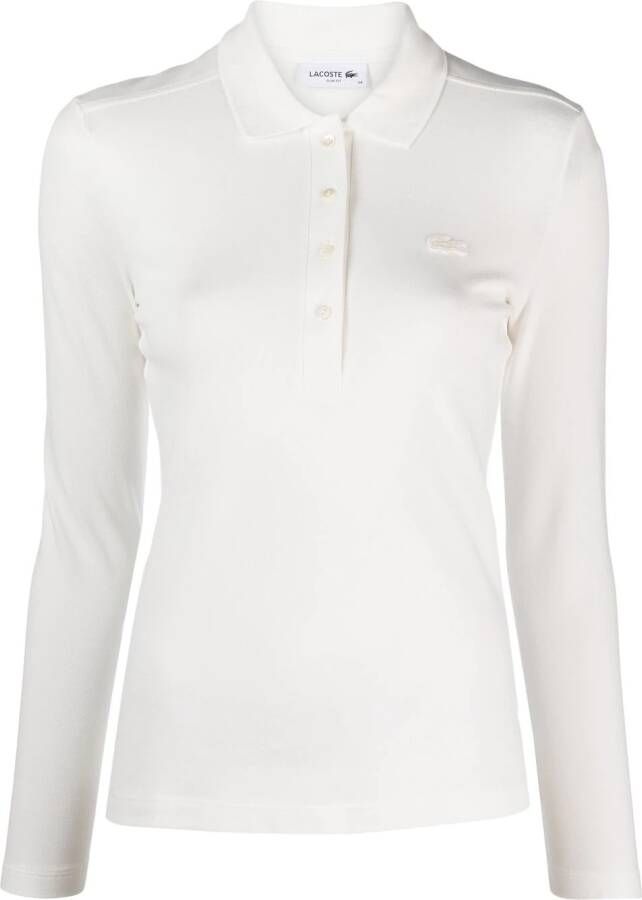 Lacoste Piqué polotop Wit