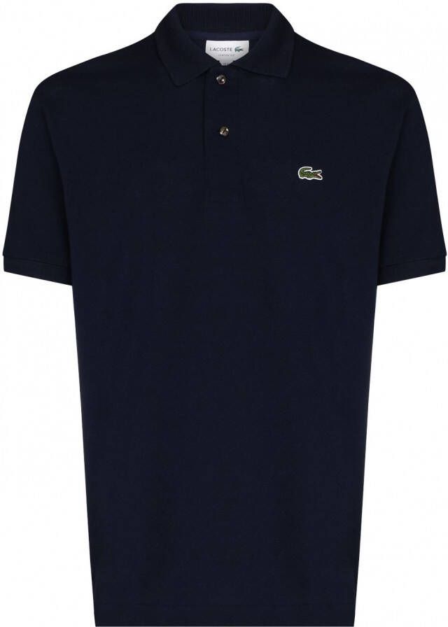 Lacoste Poloshirt met logo-applicatie Blauw