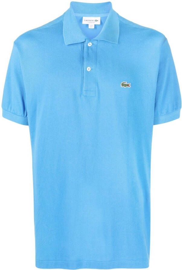 Lacoste Poloshirt met logopatch Blauw