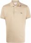 Lacoste Poloshirt met logopatch Beige - Thumbnail 1