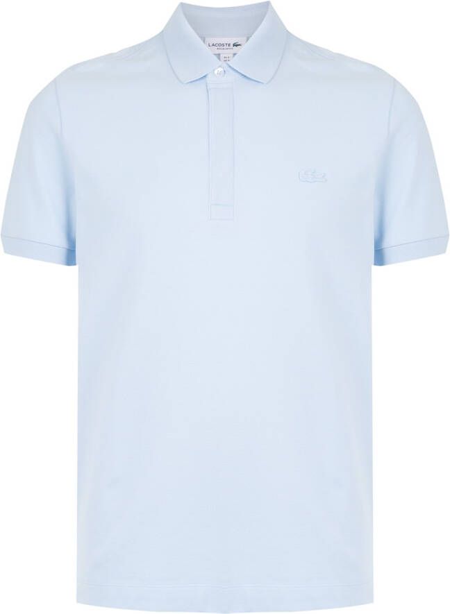 Lacoste Poloshirt met logopatch Blauw