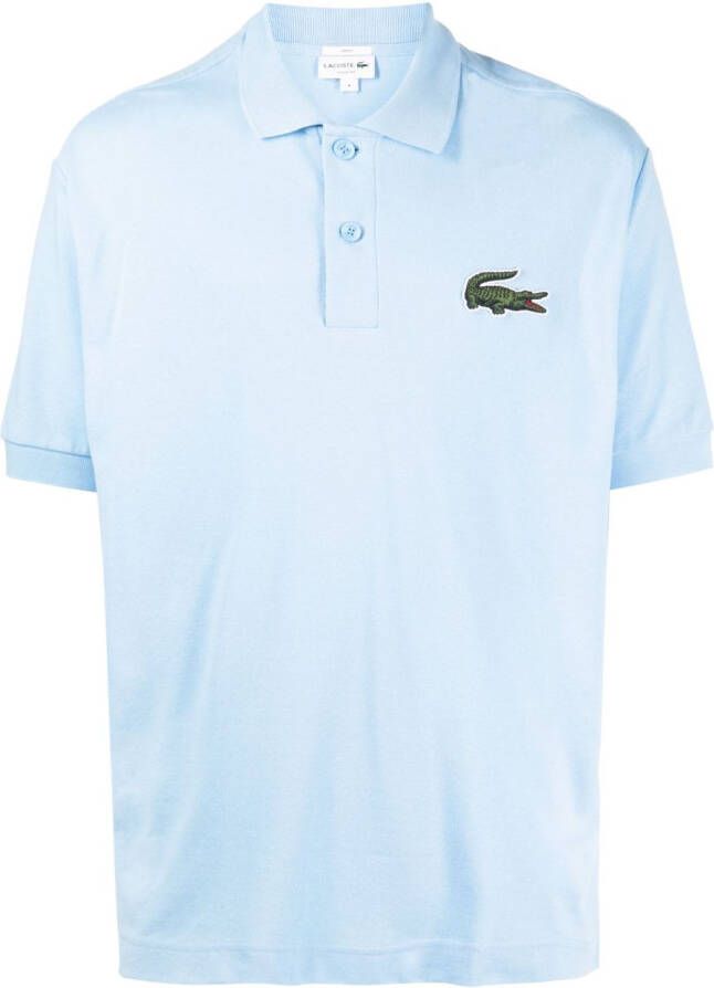 Lacoste Poloshirt met logopatch Blauw