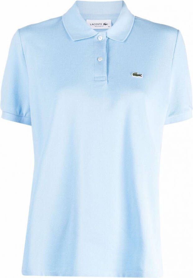 Lacoste Poloshirt met logopatch Blauw