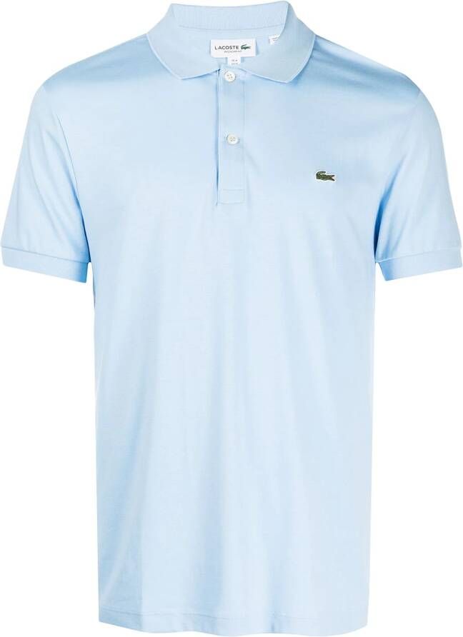 Lacoste Poloshirt met logopatch Blauw