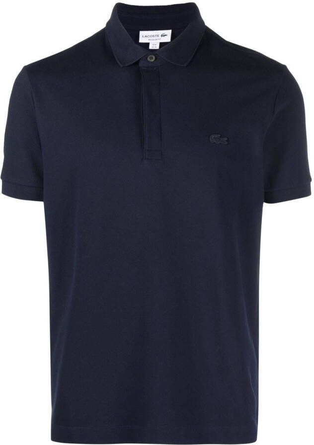 Lacoste Poloshirt met logopatch Blauw