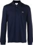 Lacoste Poloshirt met logopatch Blauw - Thumbnail 1