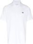 Lacoste Poloshirt met logopatch Wit - Thumbnail 1