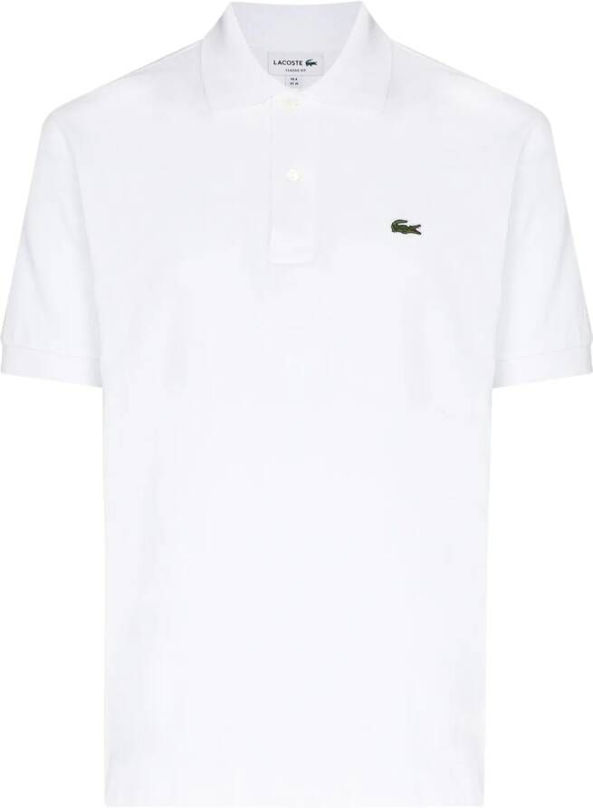 Lacoste Poloshirt met logoprint Wit