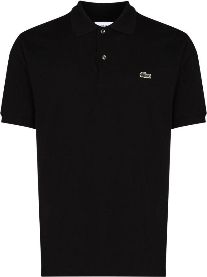 Lacoste Poloshirt met logoprint Zwart