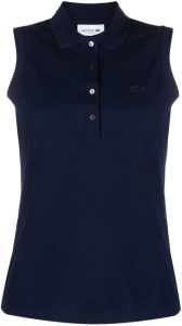 Lacoste Polotop met logopatch Blauw