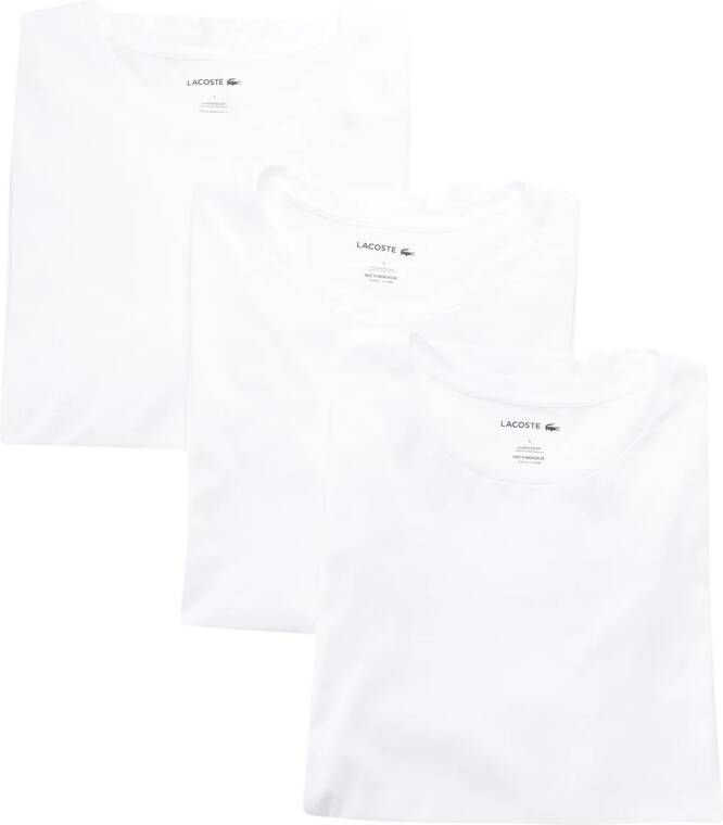 Lacoste Set van drie T-shirts Wit